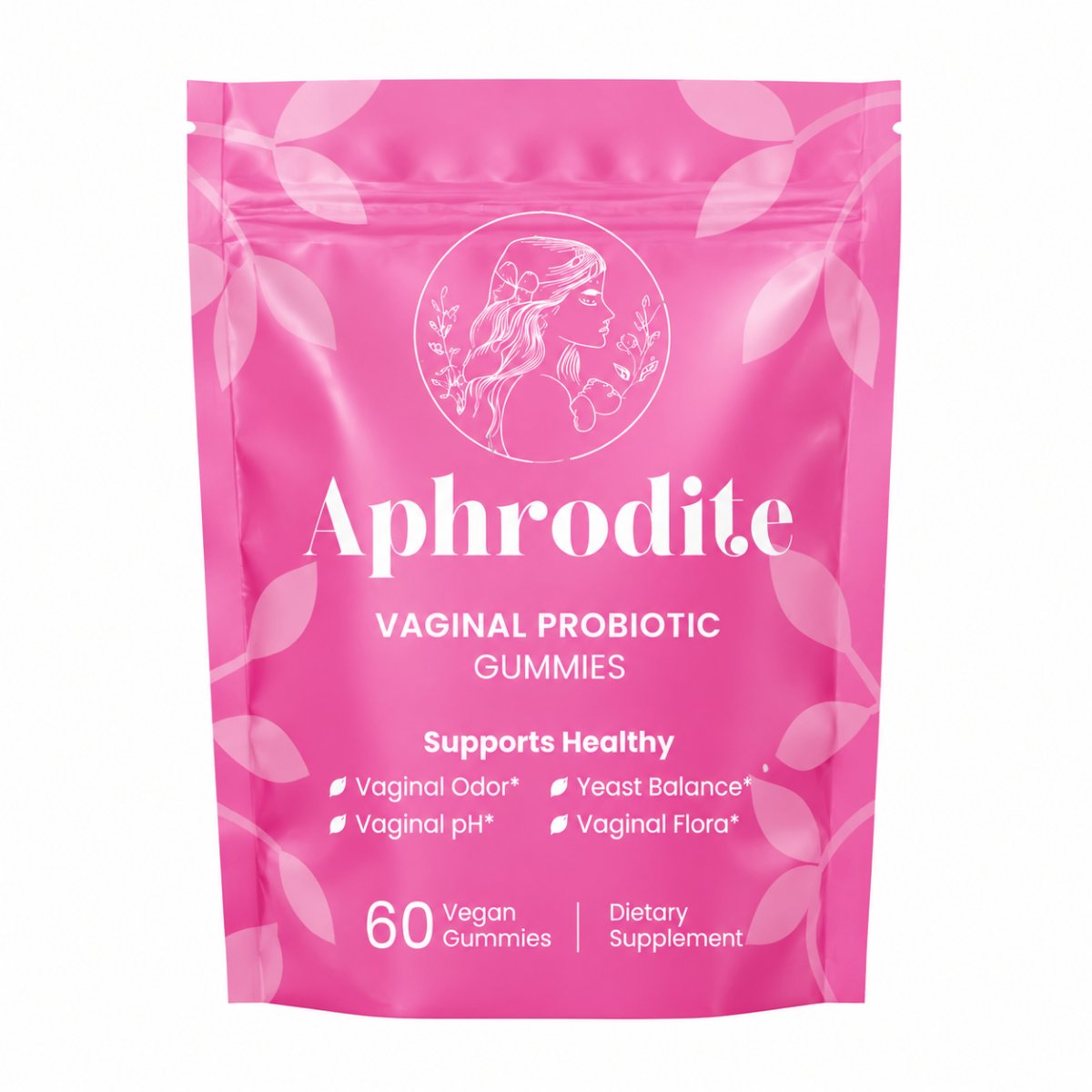 Aphrodite Vaginal Probiotic Gummies pouch